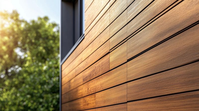 Completed Wooden Siding